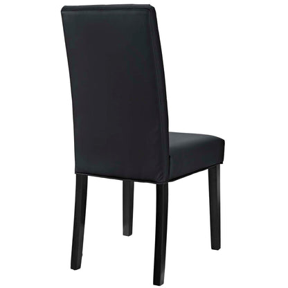 Confer Dining Side Chair Vinyl Set of 2 By HouseBean