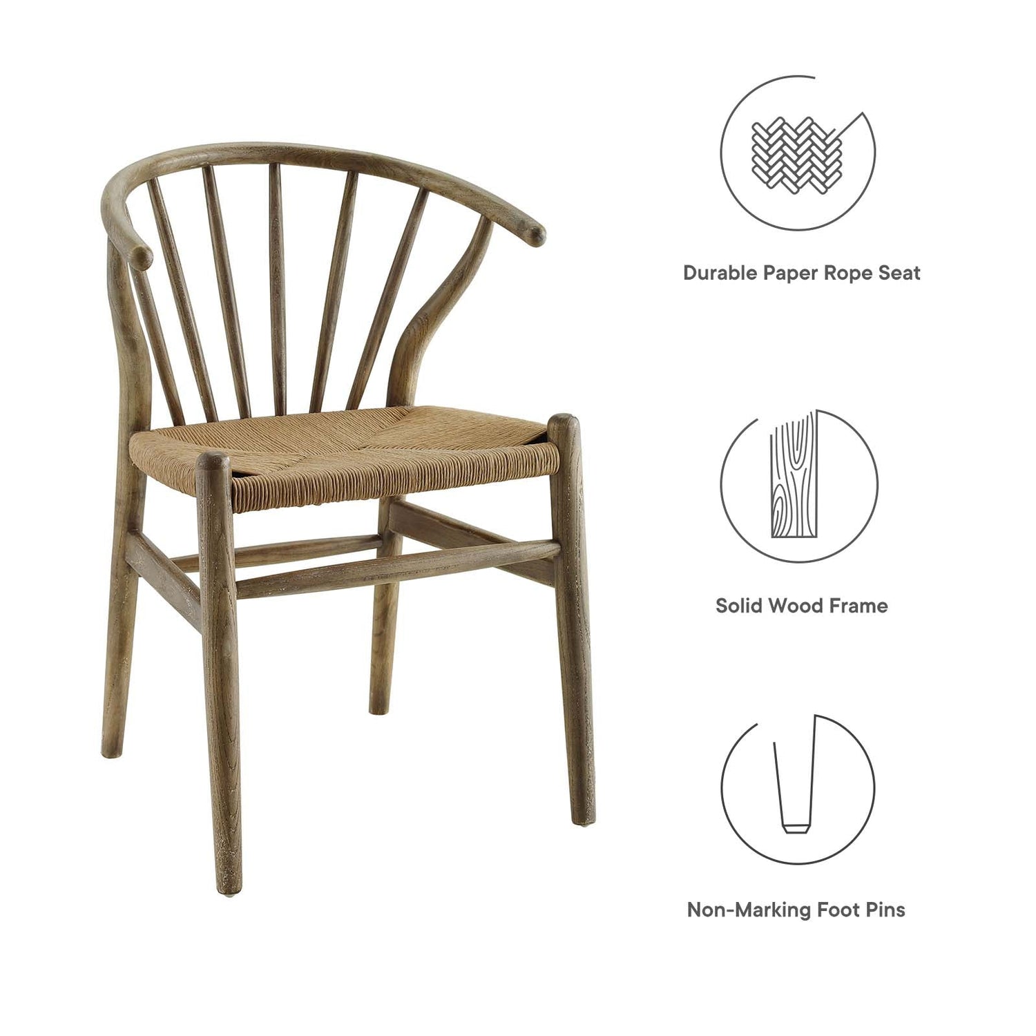 Flourish Spindle Wood Dining Side Chair By HouseBean