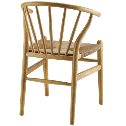 Flourish Spindle Wood Dining Side Chair By HouseBean