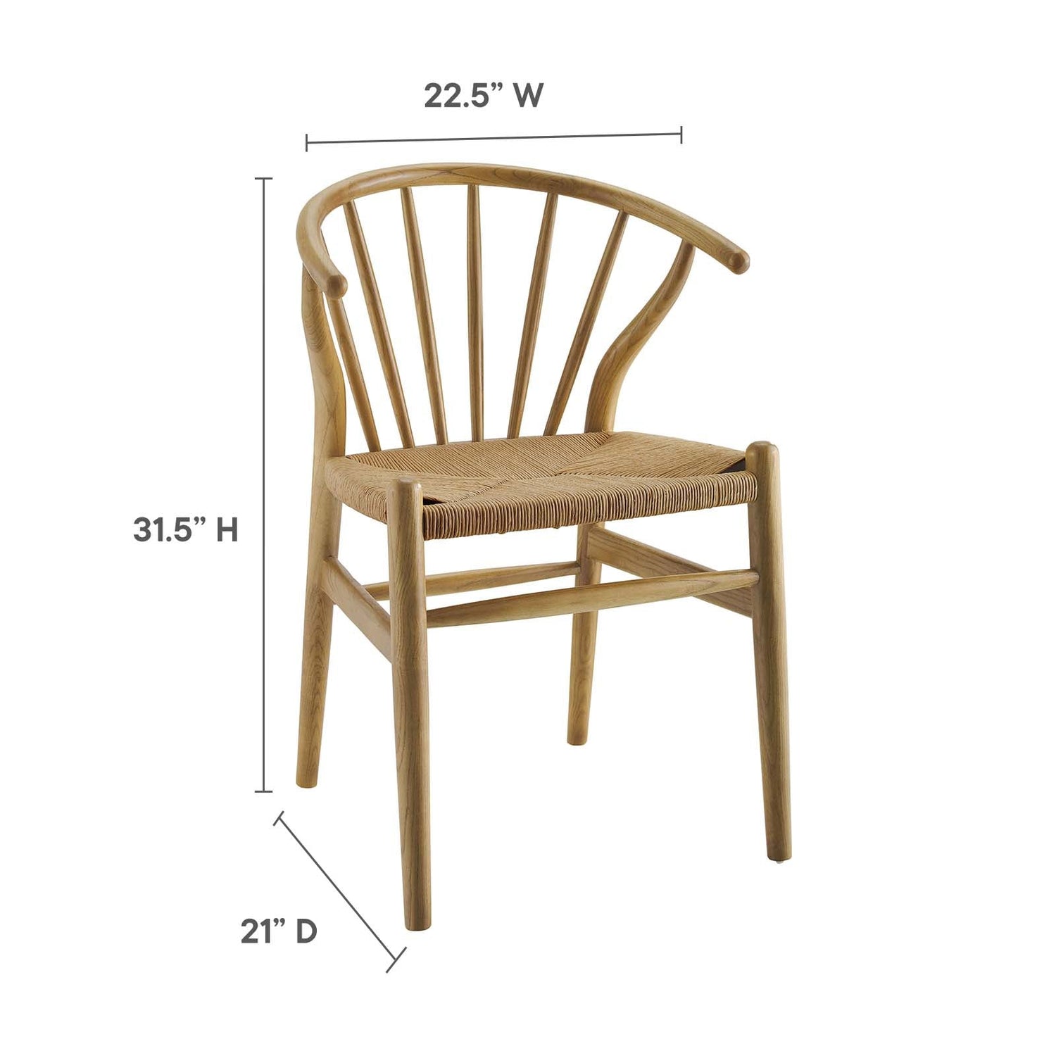 Flourish Spindle Wood Dining Side Chair By HouseBean