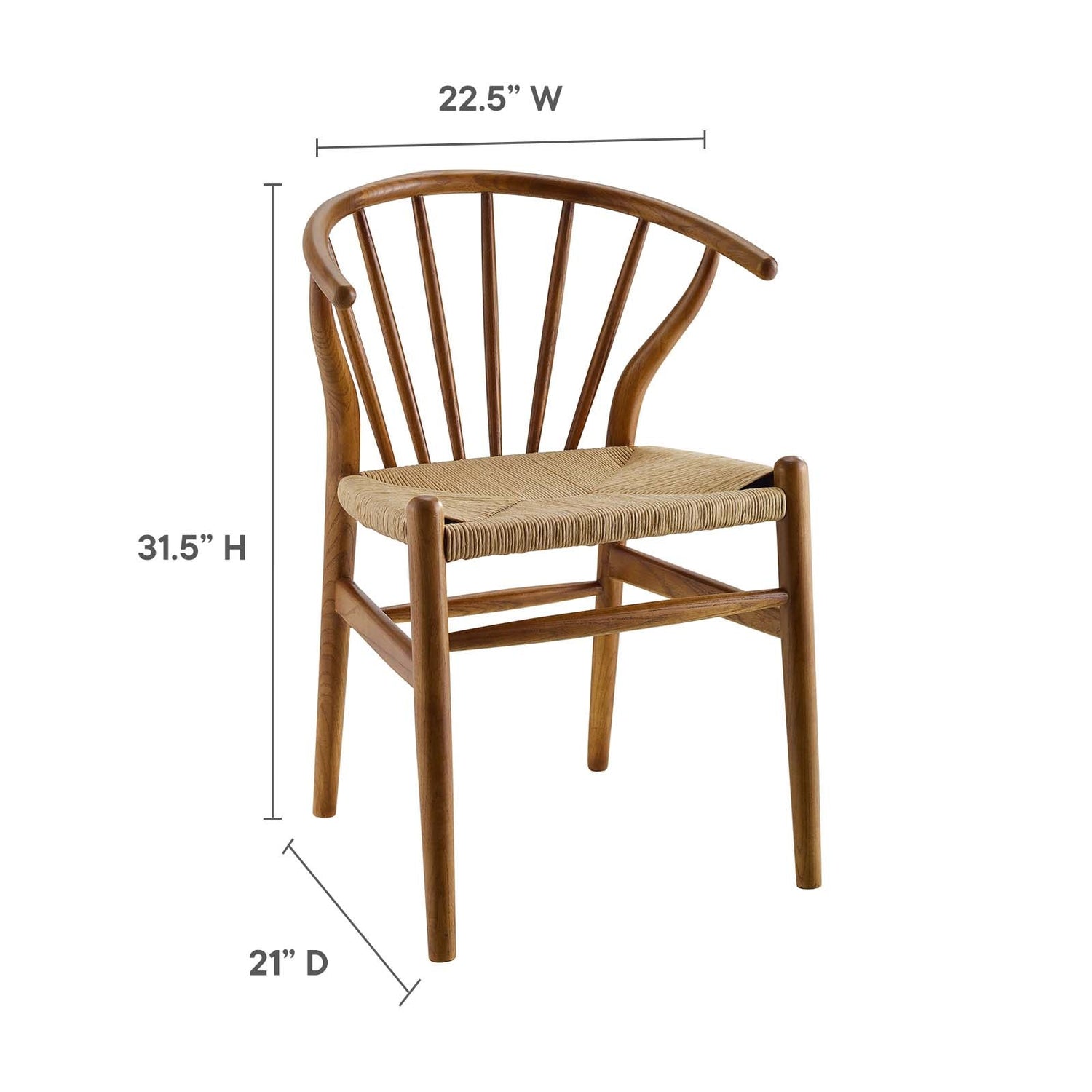 Flourish Spindle Wood Dining Side Chair By HouseBean