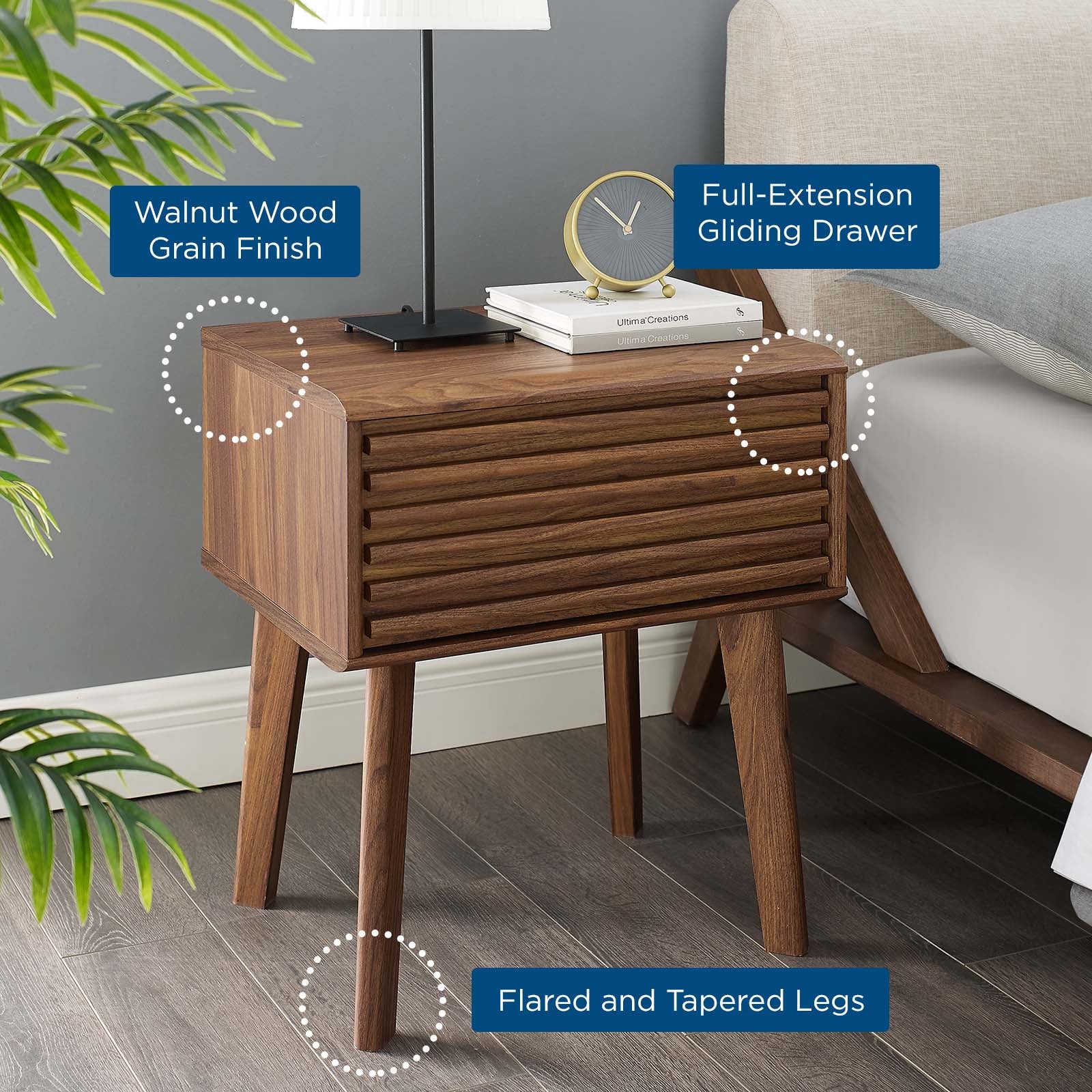 Render End Table Nightstand By HouseBean