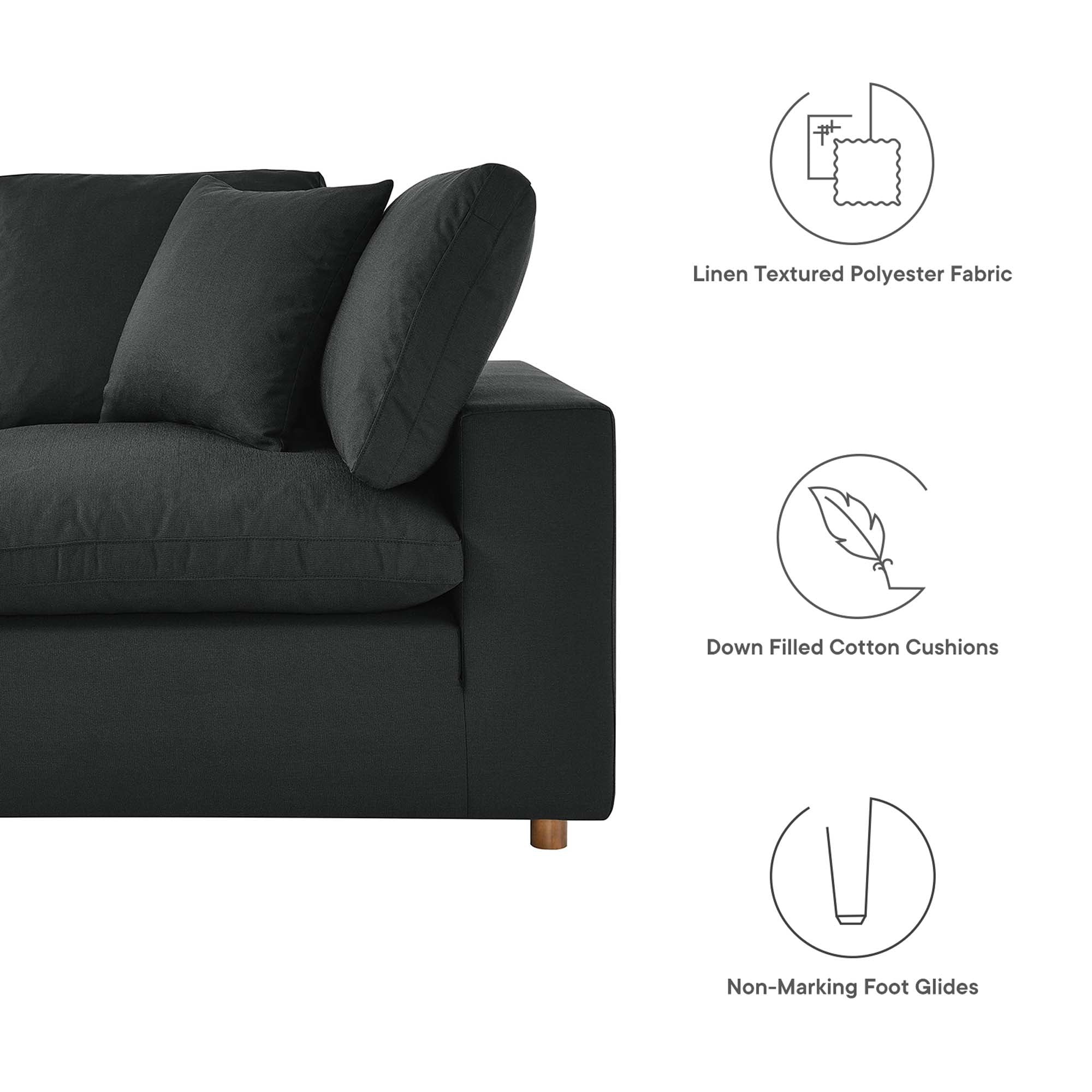 Commix Loveseat Sectional by Modway