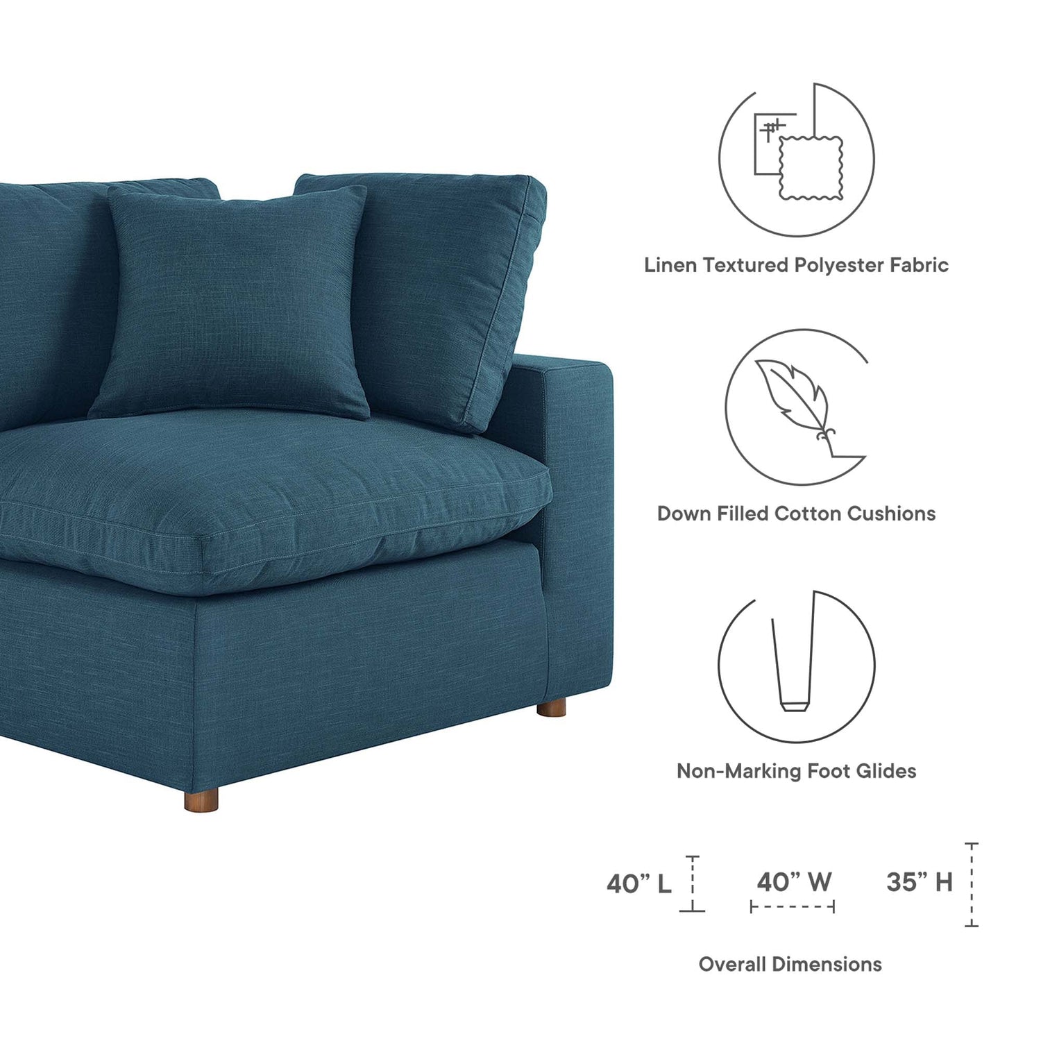 Commix Sofa Sectional by Modway