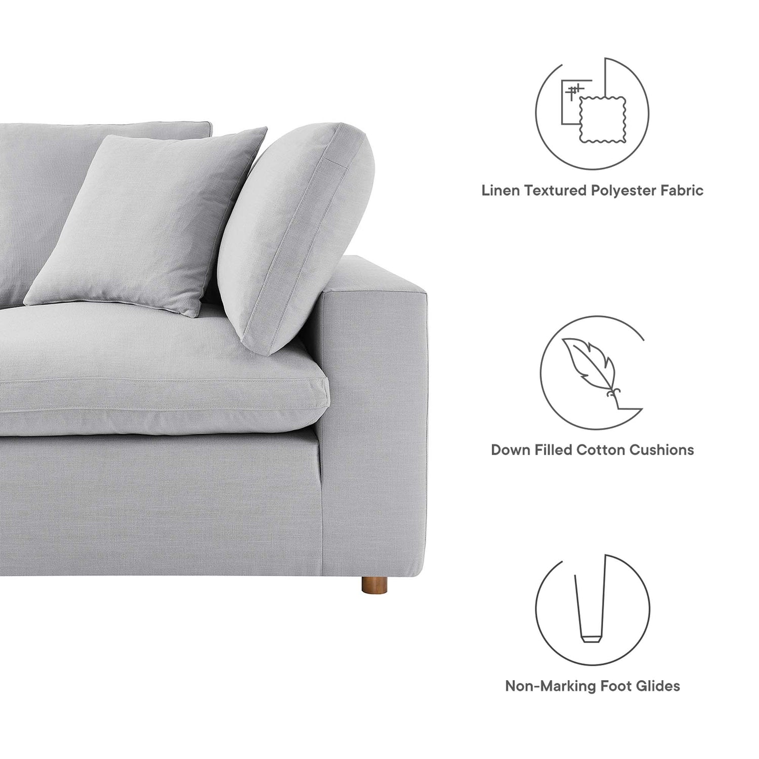 Commix Sofa Sectional by Modway