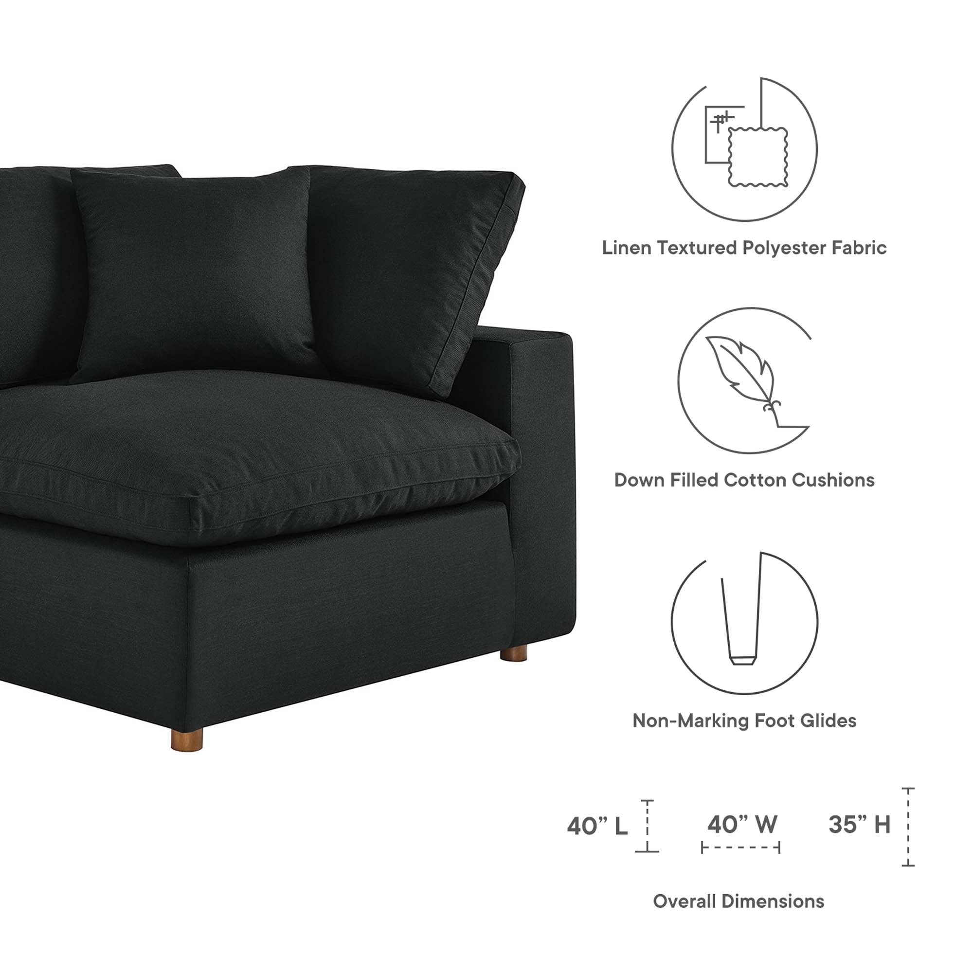 Commix Corner Sectional by Modway