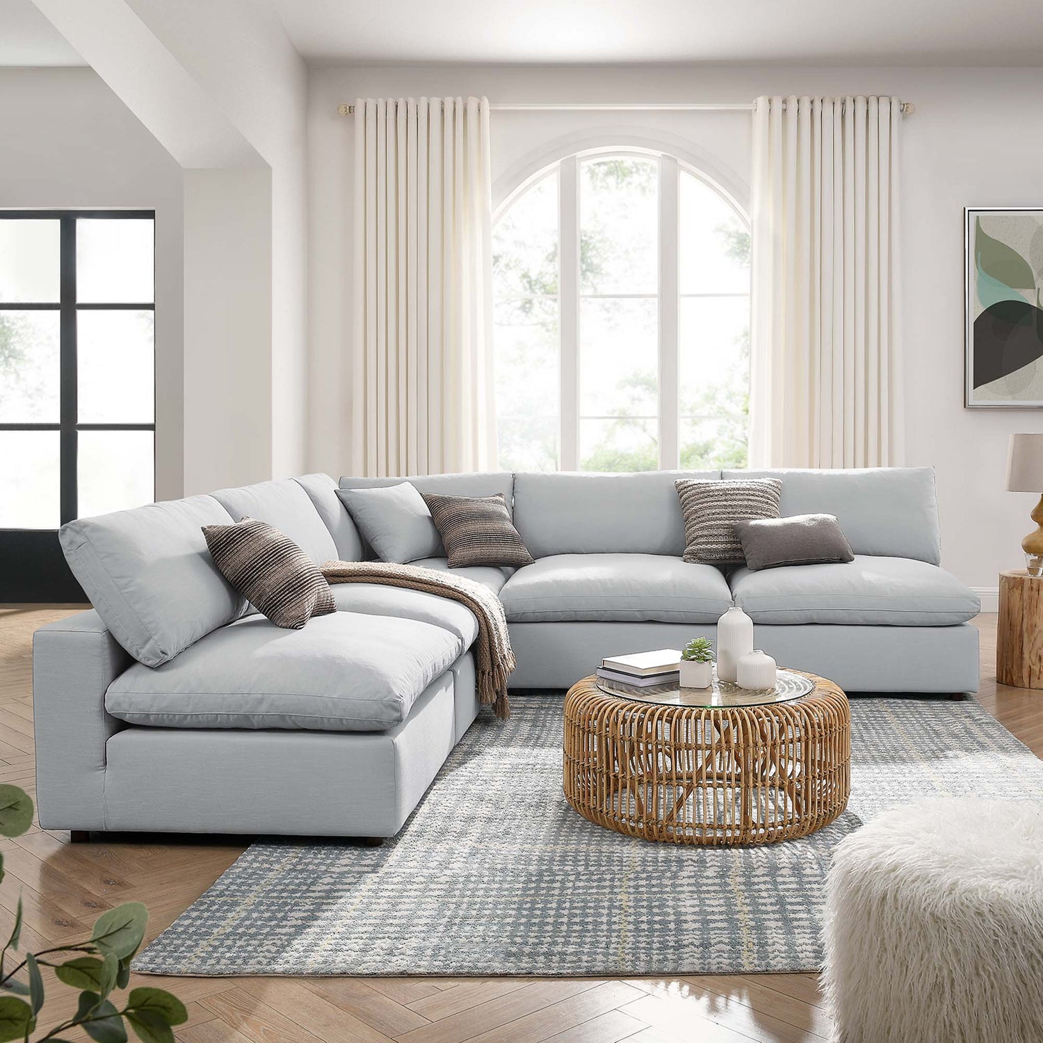 Commix Armless Corner Sectional by Modway