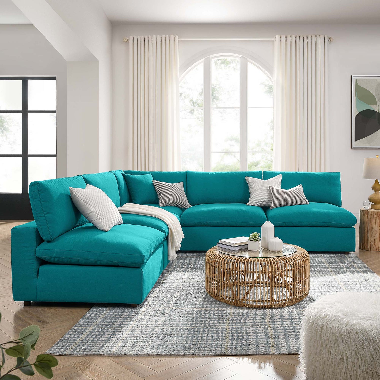 Commix Armless Corner Sectional by Modway