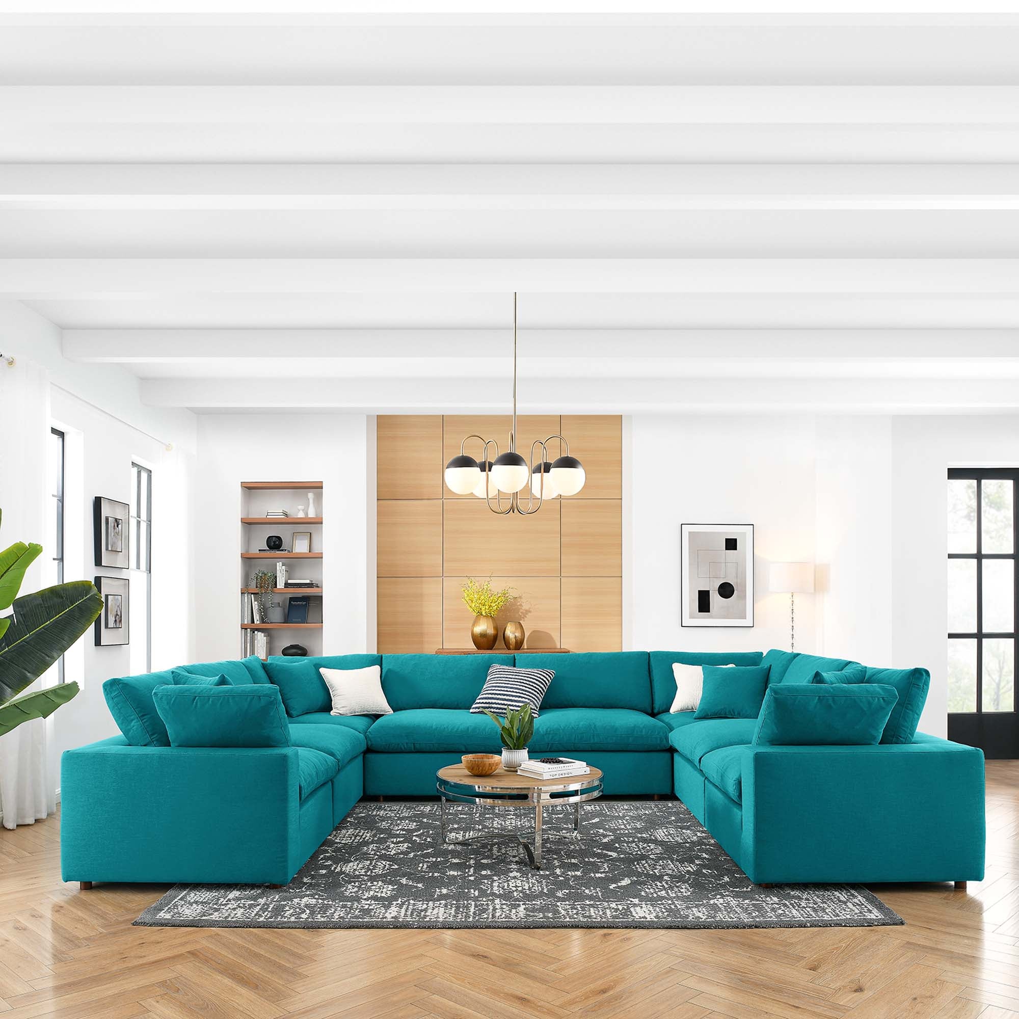 Commix U Shaped Sectional by Modway