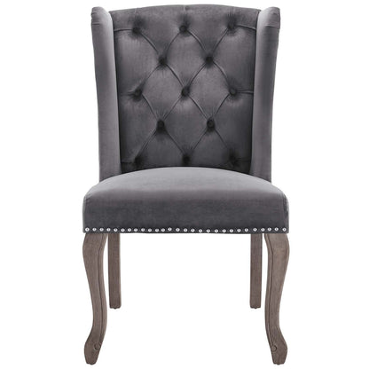 Apprise French Vintage Dining Performance Velvet Side Chair by Modway
