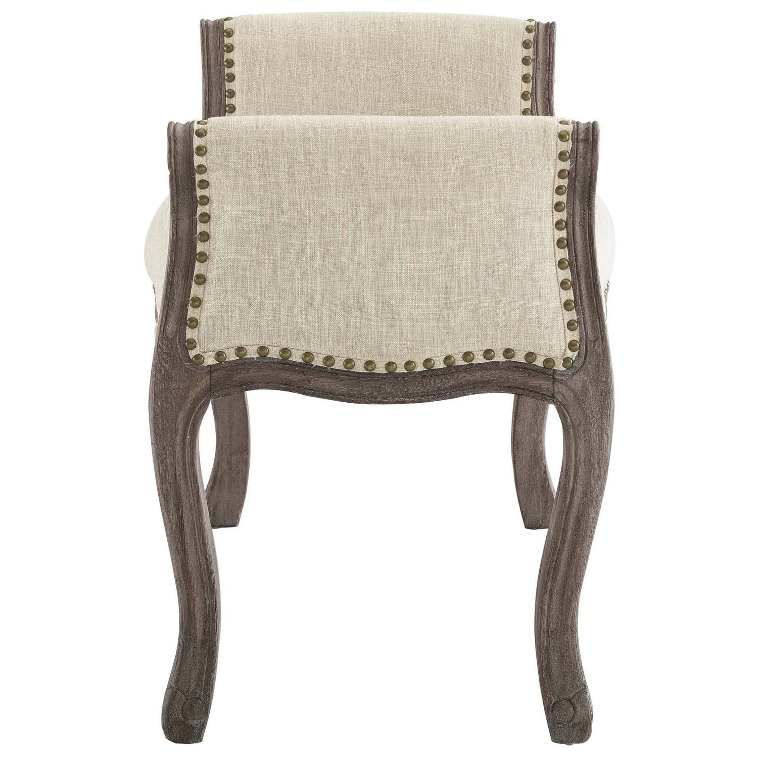 Avail Vintage French Upholstered Fabric Bench by Modway