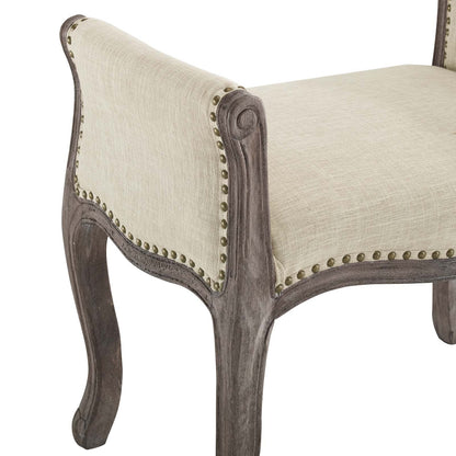 Avail Vintage French Upholstered Fabric Bench by Modway