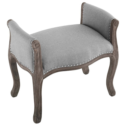 Avail Vintage French Upholstered Fabric Bench by Modway