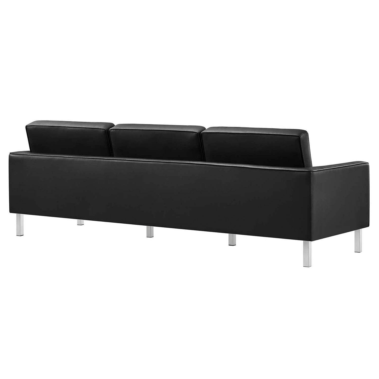 Loft Tufted Vegan Leather Sofa By HouseBean