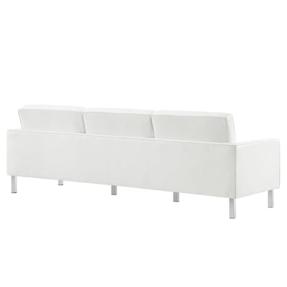 Loft 2-Piece Tufted Vegan Leather Furniture Set by Modway