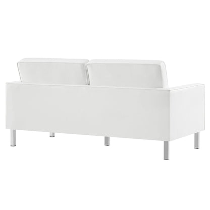 Loft 2-Piece Tufted Vegan Leather Furniture Set by Modway