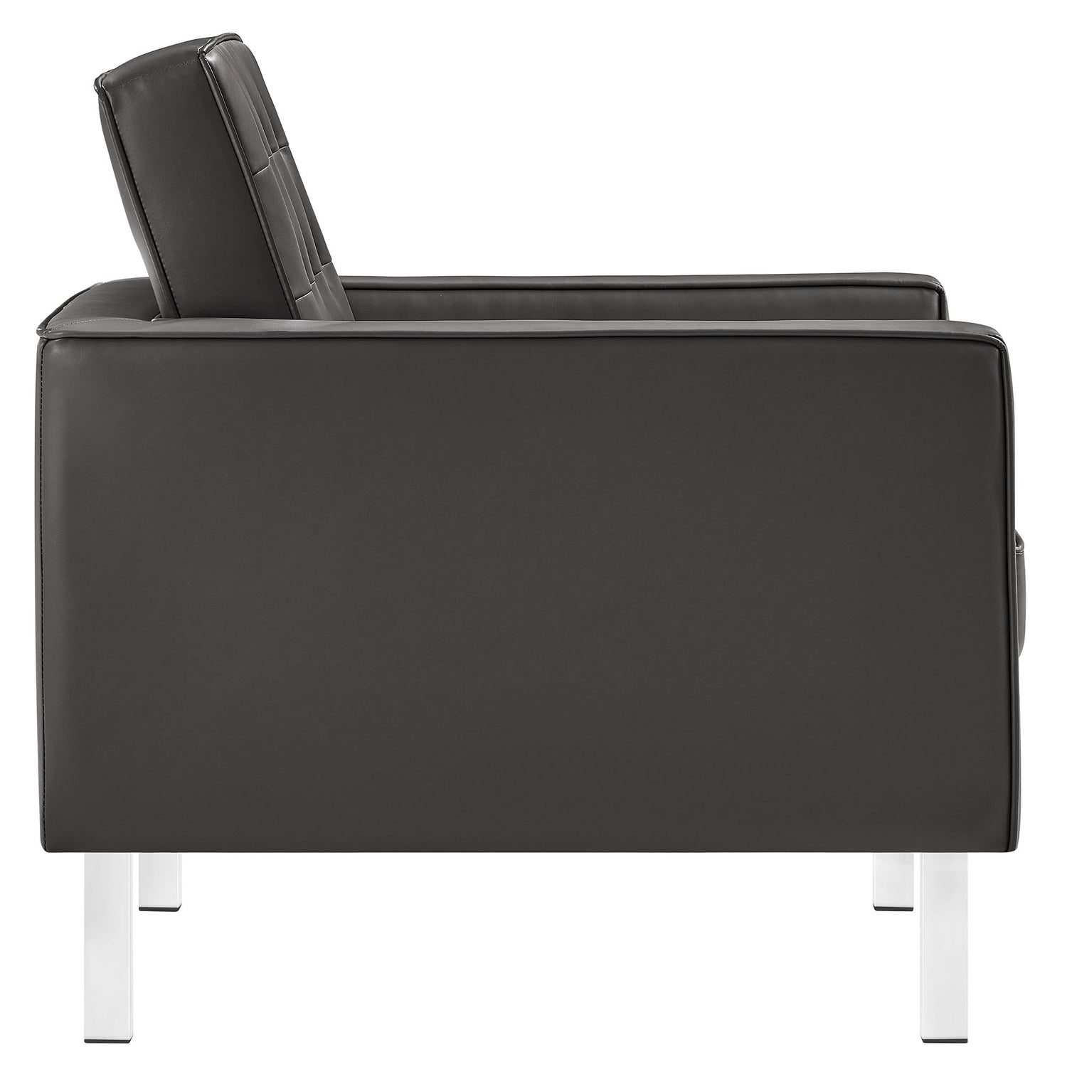 Loft Tufted Vegan Leather 3-Piece Furniture Set by Modway