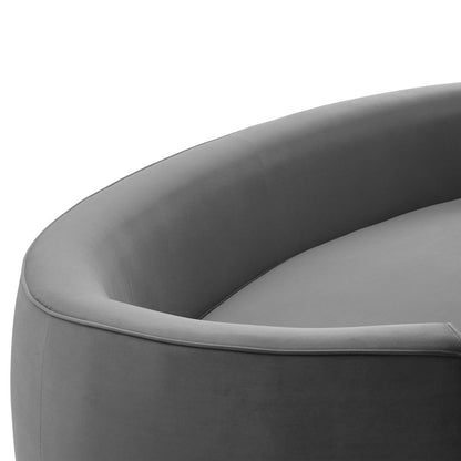 Resolute Curved Performance Velvet Sofa By HouseBean