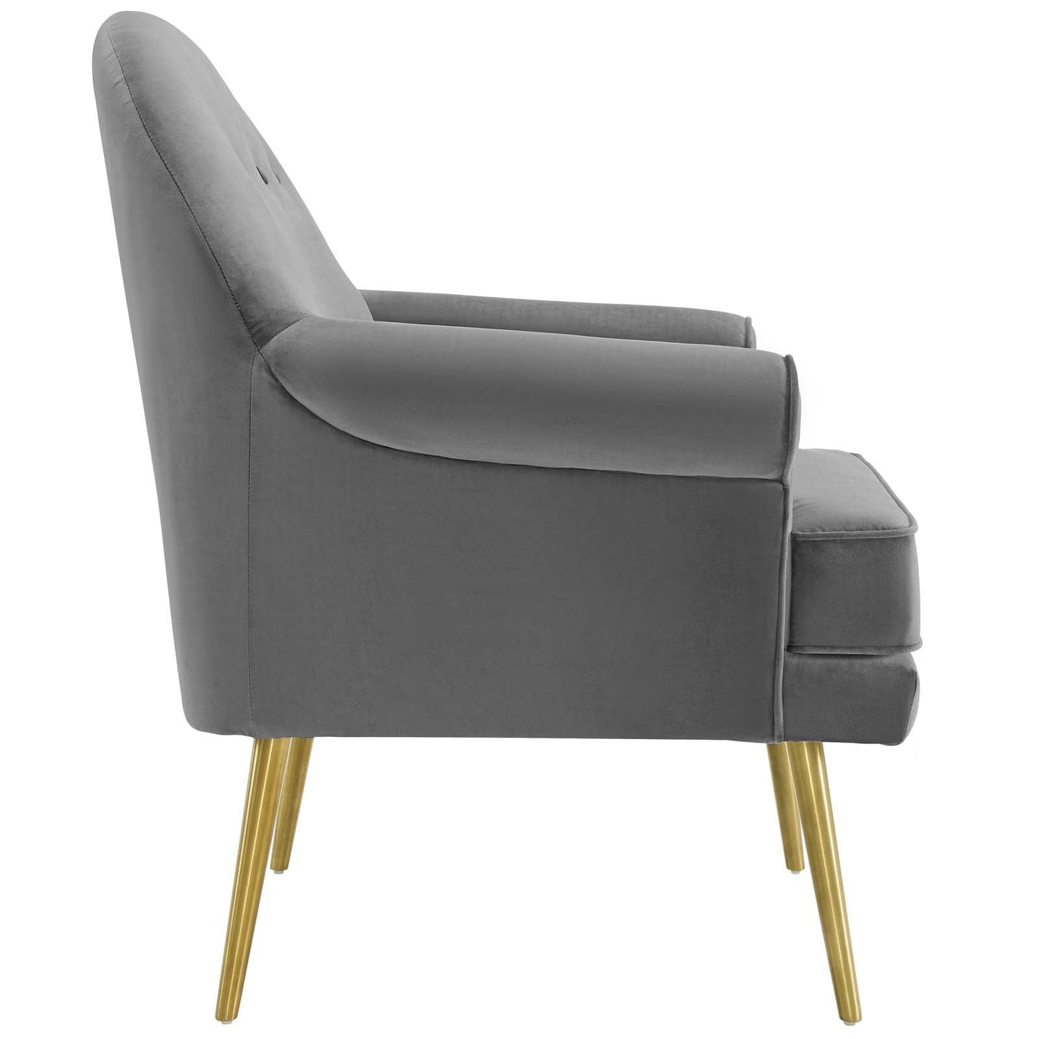 Revive Tufted Button Accent Performance Velvet Armchair By HouseBean