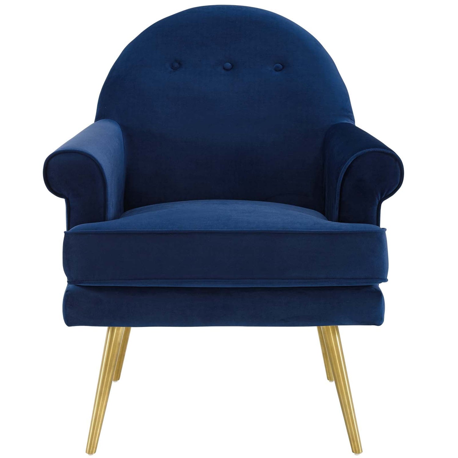 Revive Tufted Button Accent Performance Velvet Armchair By HouseBean