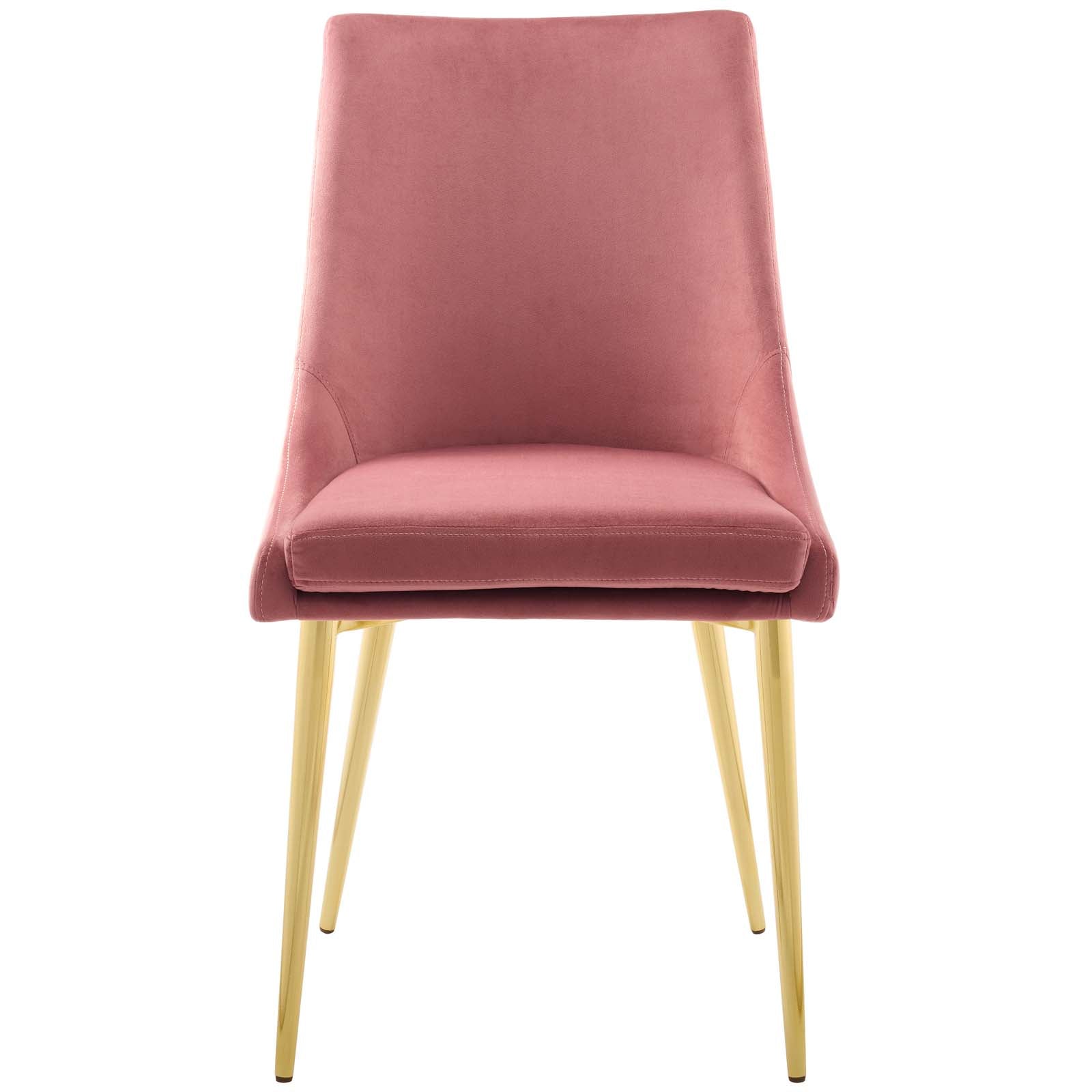 Viscount Modern Accent Performance Velvet Dining Chair By HouseBean