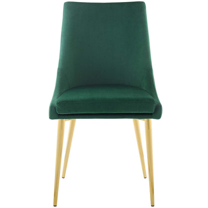 Viscount Modern Accent Performance Velvet Dining Chair By HouseBean