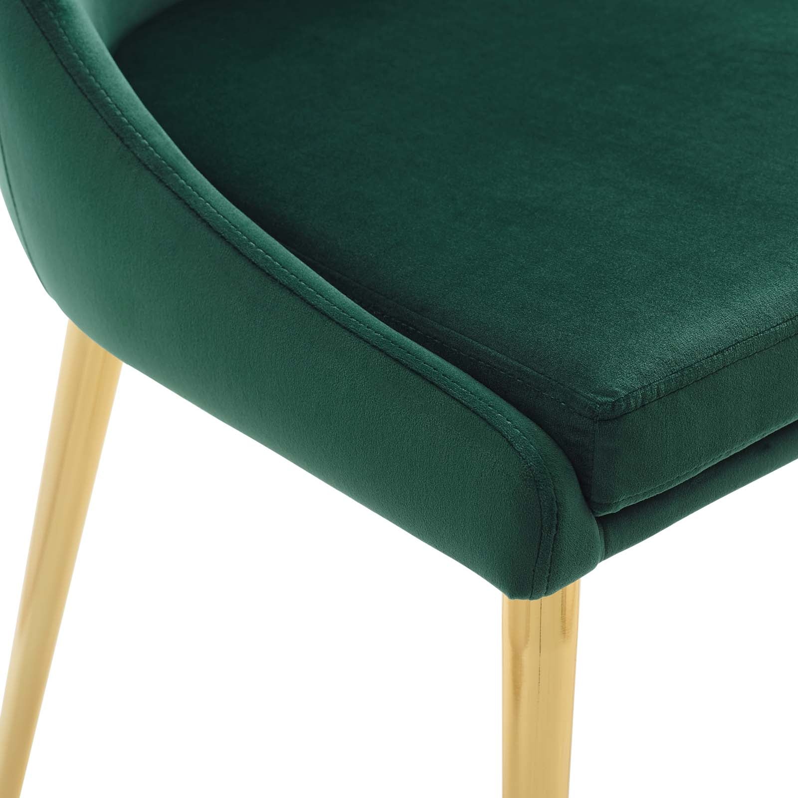 Viscount Modern Accent Performance Velvet Dining Chair By HouseBean