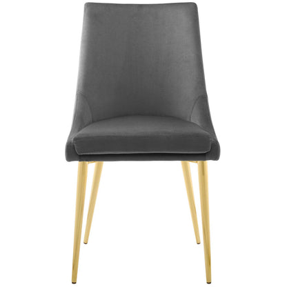 Viscount Modern Accent Performance Velvet Dining Chair By HouseBean