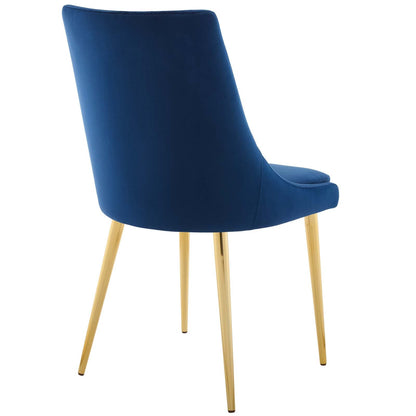 Viscount Modern Accent Performance Velvet Dining Chair By HouseBean