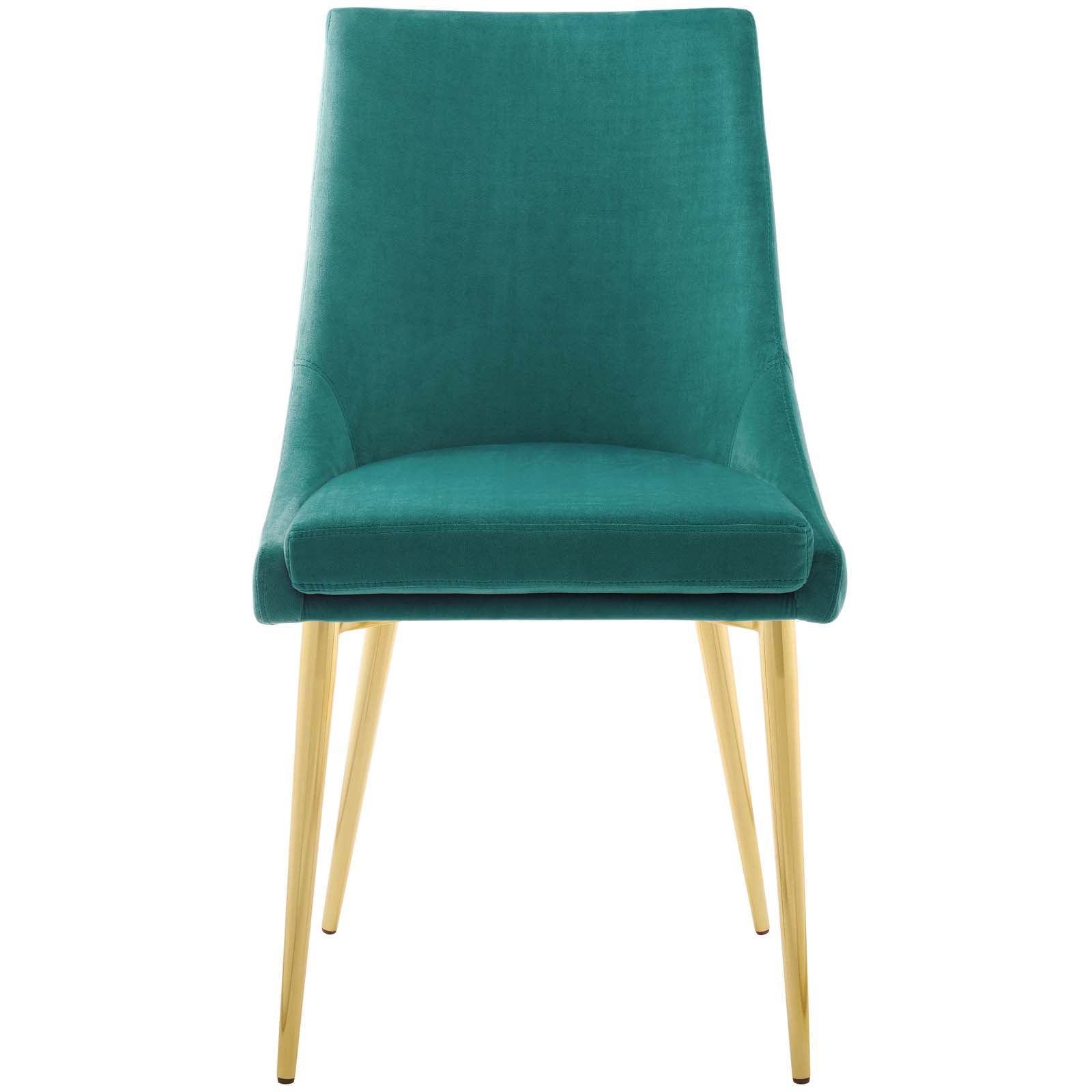 Viscount Modern Accent Performance Velvet Dining Chair By HouseBean