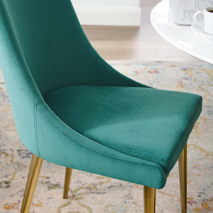 Viscount Modern Accent Performance Velvet Dining Chair By HouseBean