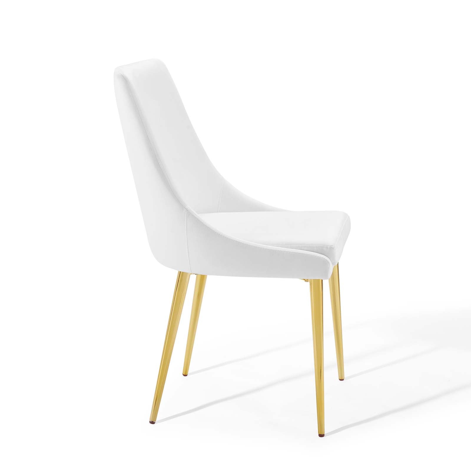 Viscount Modern Accent Performance Velvet Dining Chair By HouseBean