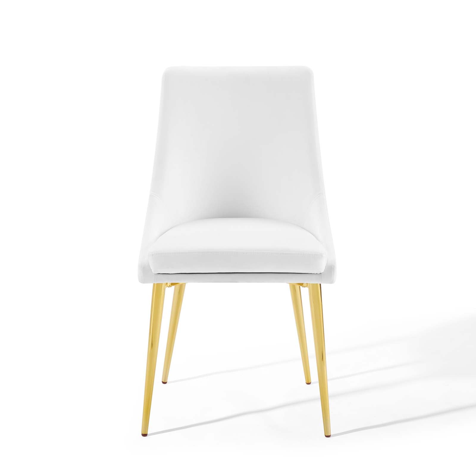 Viscount Modern Accent Performance Velvet Dining Chair By HouseBean