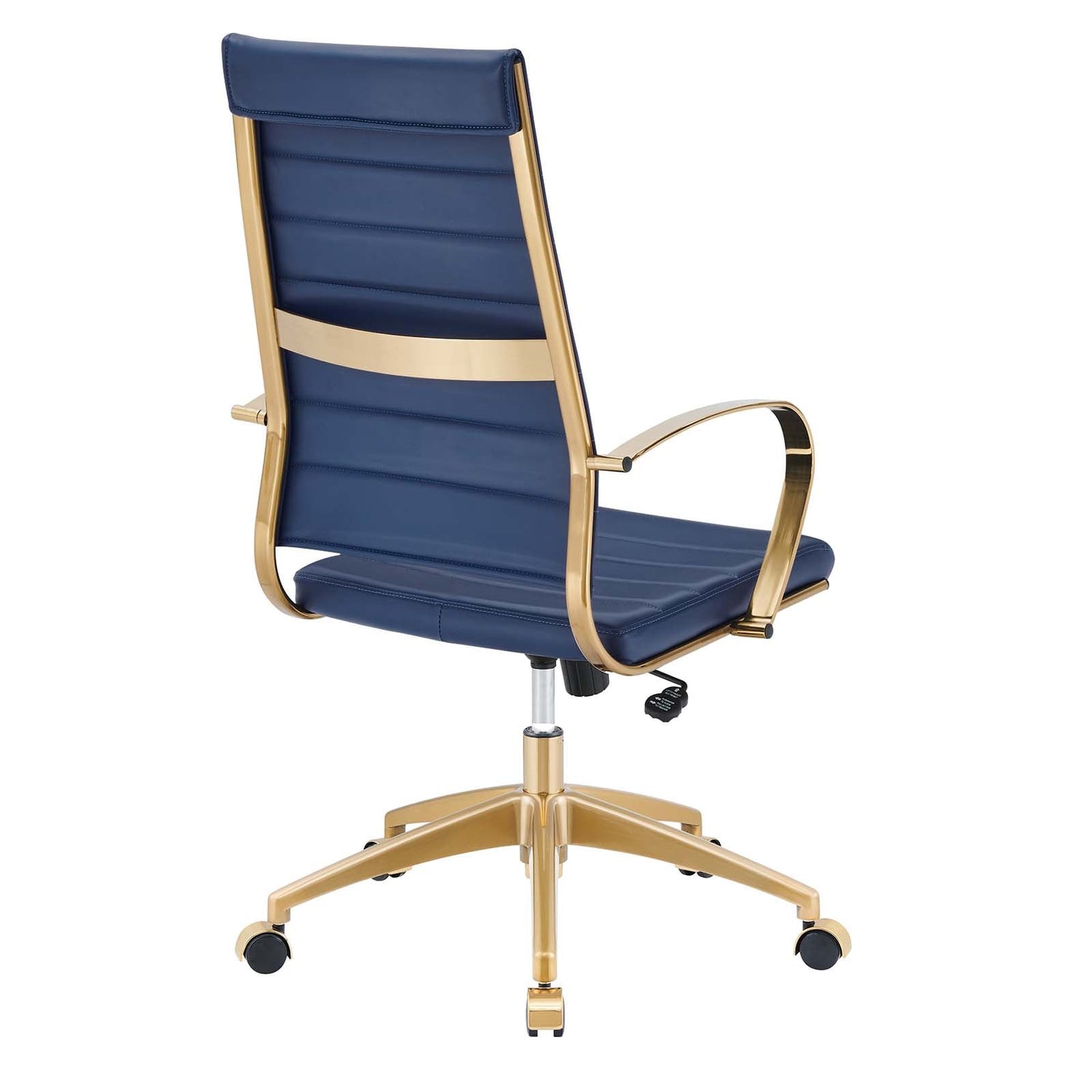 Jive Gold Stainless Steel Highback Office Chair By HouseBean