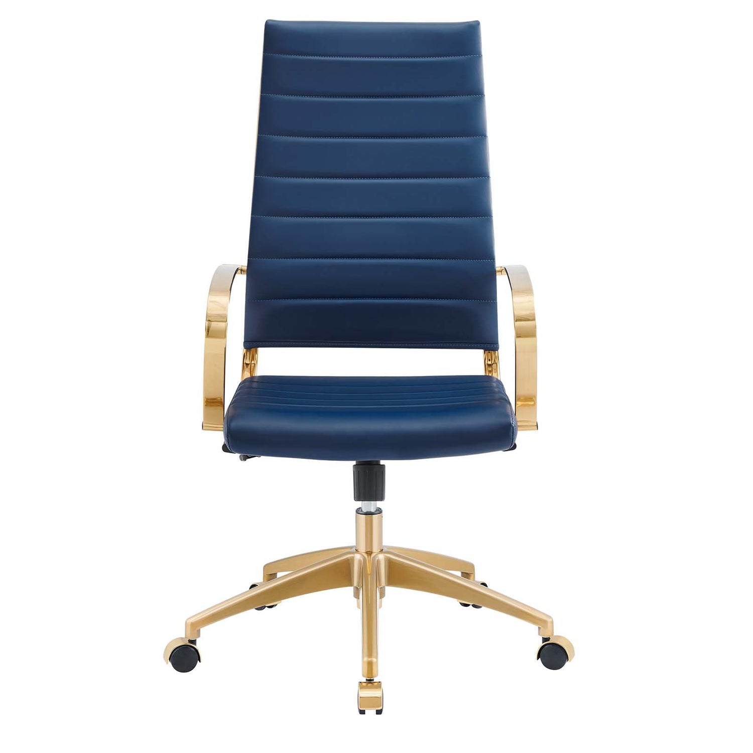 Jive Gold Stainless Steel Highback Office Chair By HouseBean