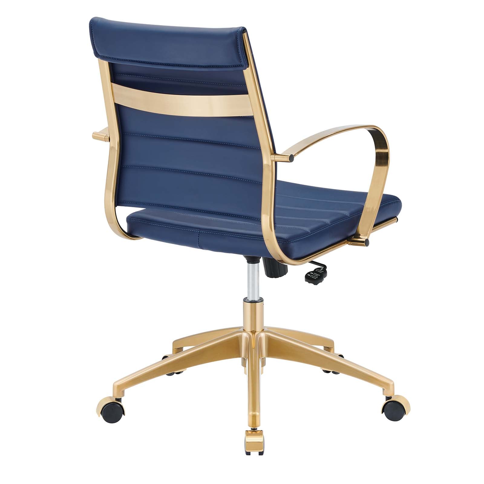 Jive Gold Stainless Steel Midback Office Chair By HouseBean