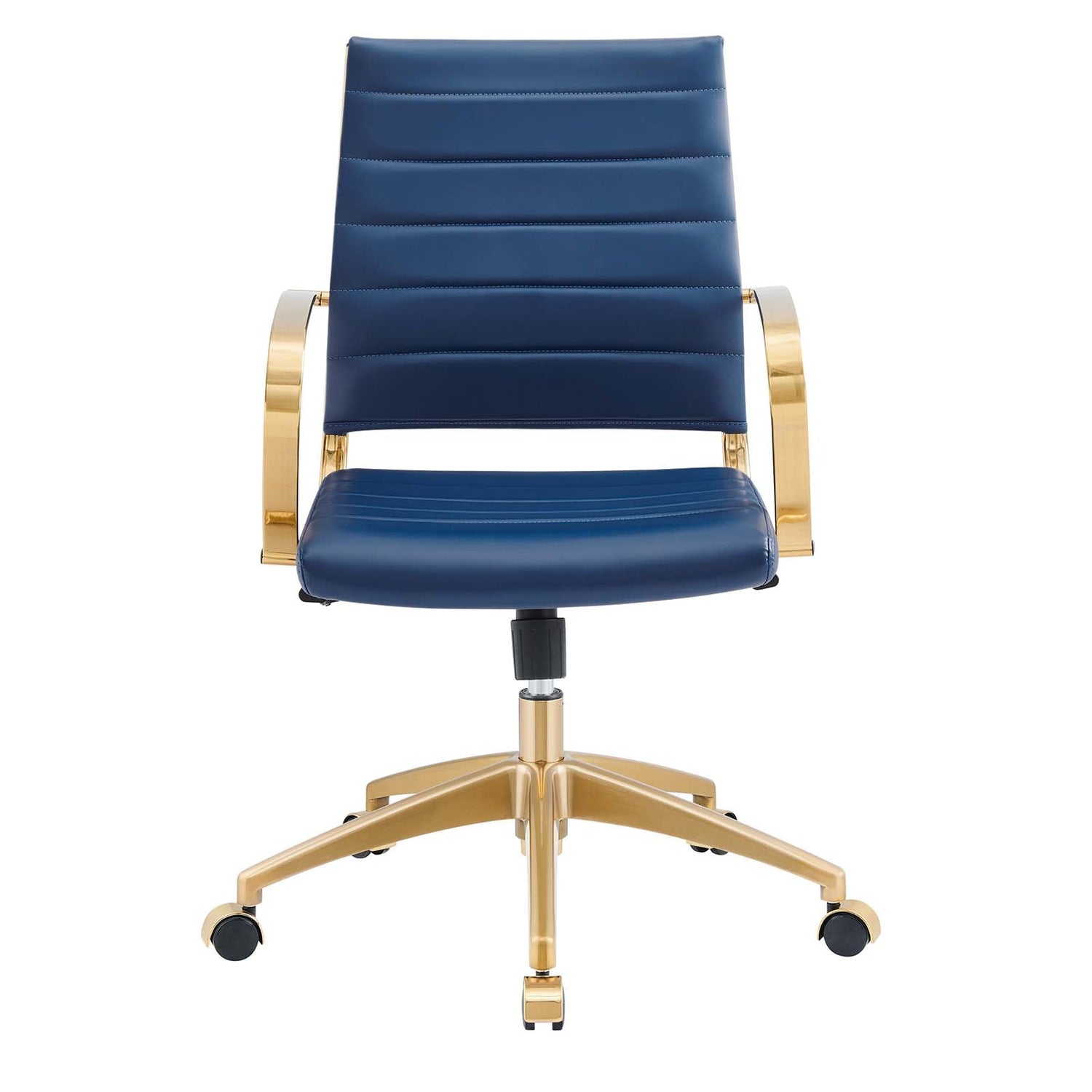 Jive Gold Stainless Steel Midback Office Chair By HouseBean