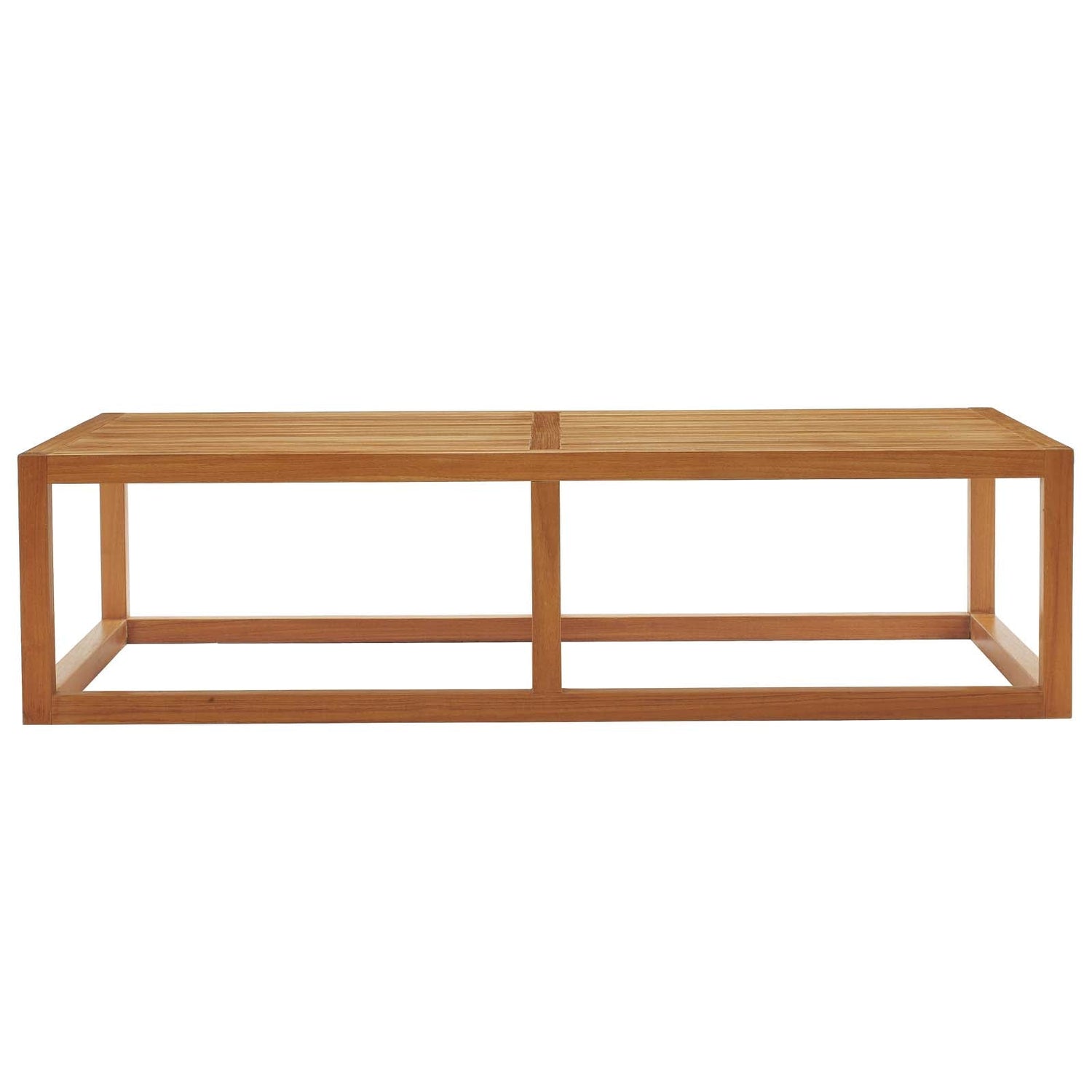 Newbury Outdoor Patio Premium Grade A Teak Wood Coffee Table By HouseBean