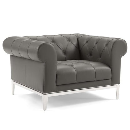 Idyll 3 Piece Upholstered Leather Set by Modway