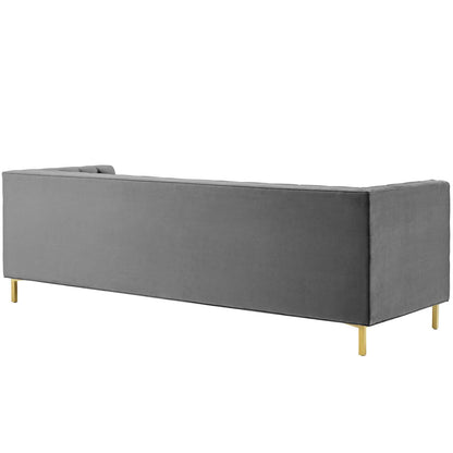 Delight Tufted Button Performance Velvet Sofa By HouseBean