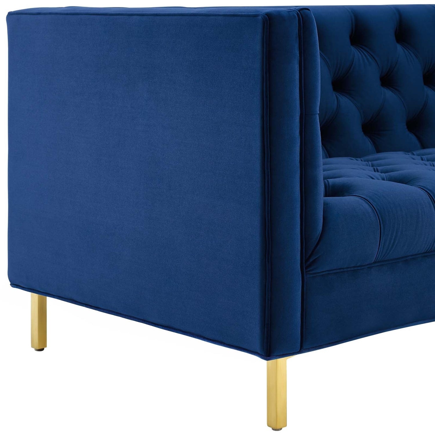 Delight Tufted Button Performance Velvet Sofa By HouseBean