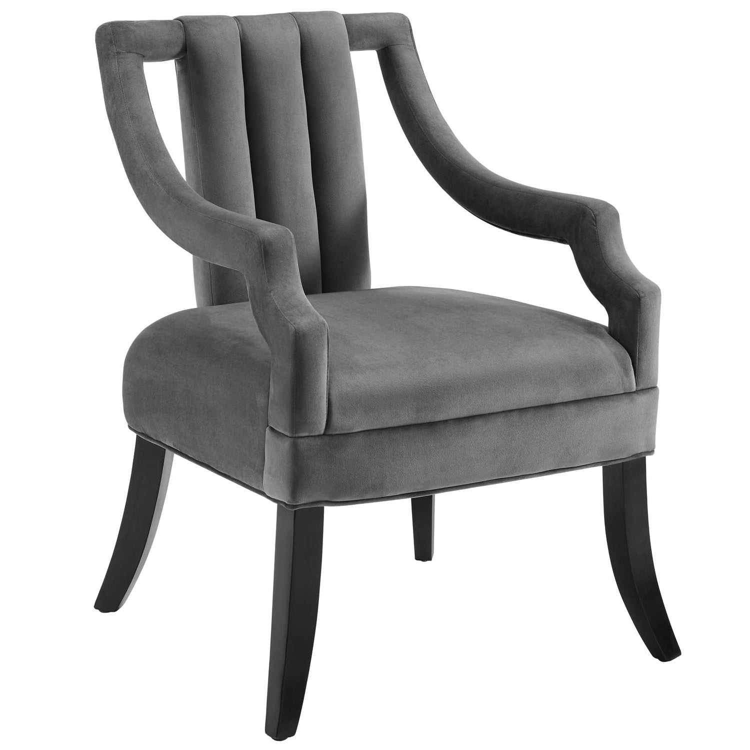 Harken Performance Velvet Accent Chair By HouseBean