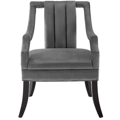 Harken Performance Velvet Accent Chair By HouseBean