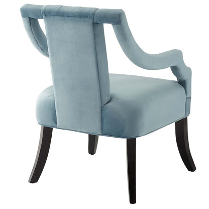 Harken Performance Velvet Accent Chair By HouseBean