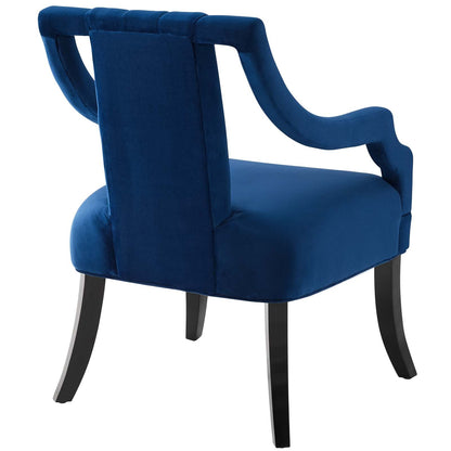 Harken Performance Velvet Accent Chair By HouseBean