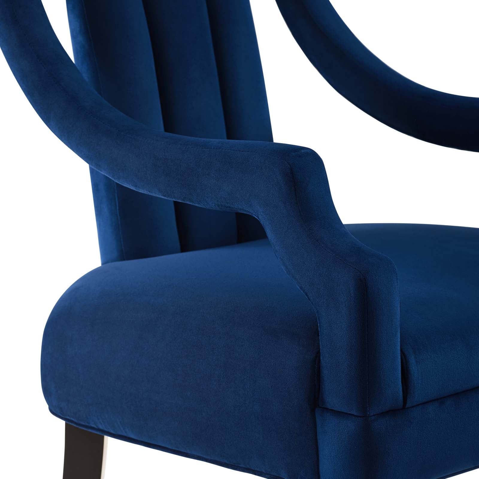 Harken Performance Velvet Accent Chair By HouseBean