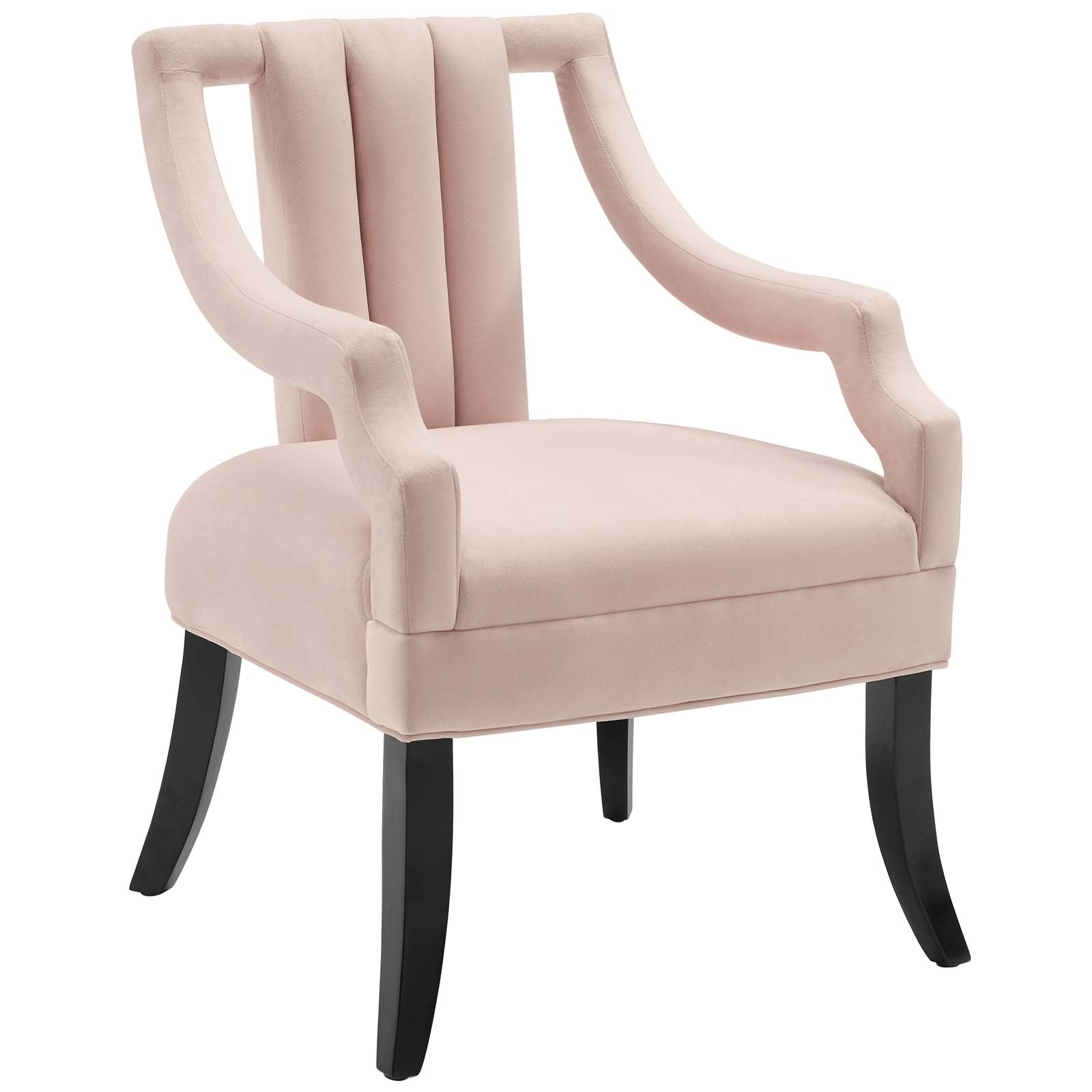 Harken Performance Velvet Accent Chair By HouseBean