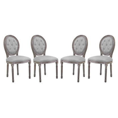 Arise Dining Side Chair Upholstered Fabric Set of 4 By HouseBean