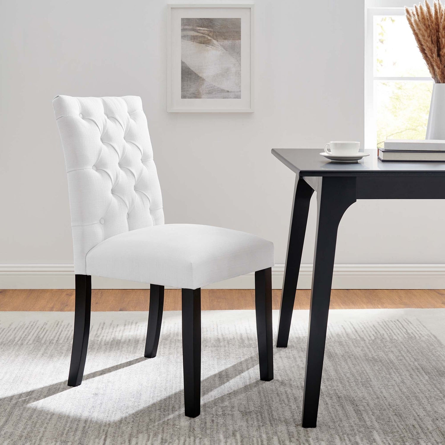 Duchess Fabric Dining Chair Set of 2 by Modway