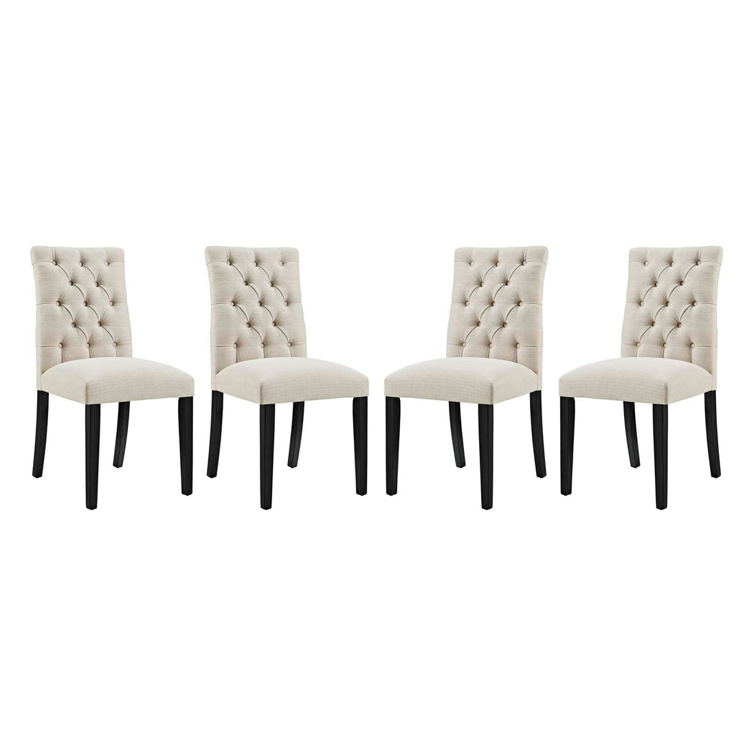 Duchess Dining Chair Fabric Set of 4 By HouseBean